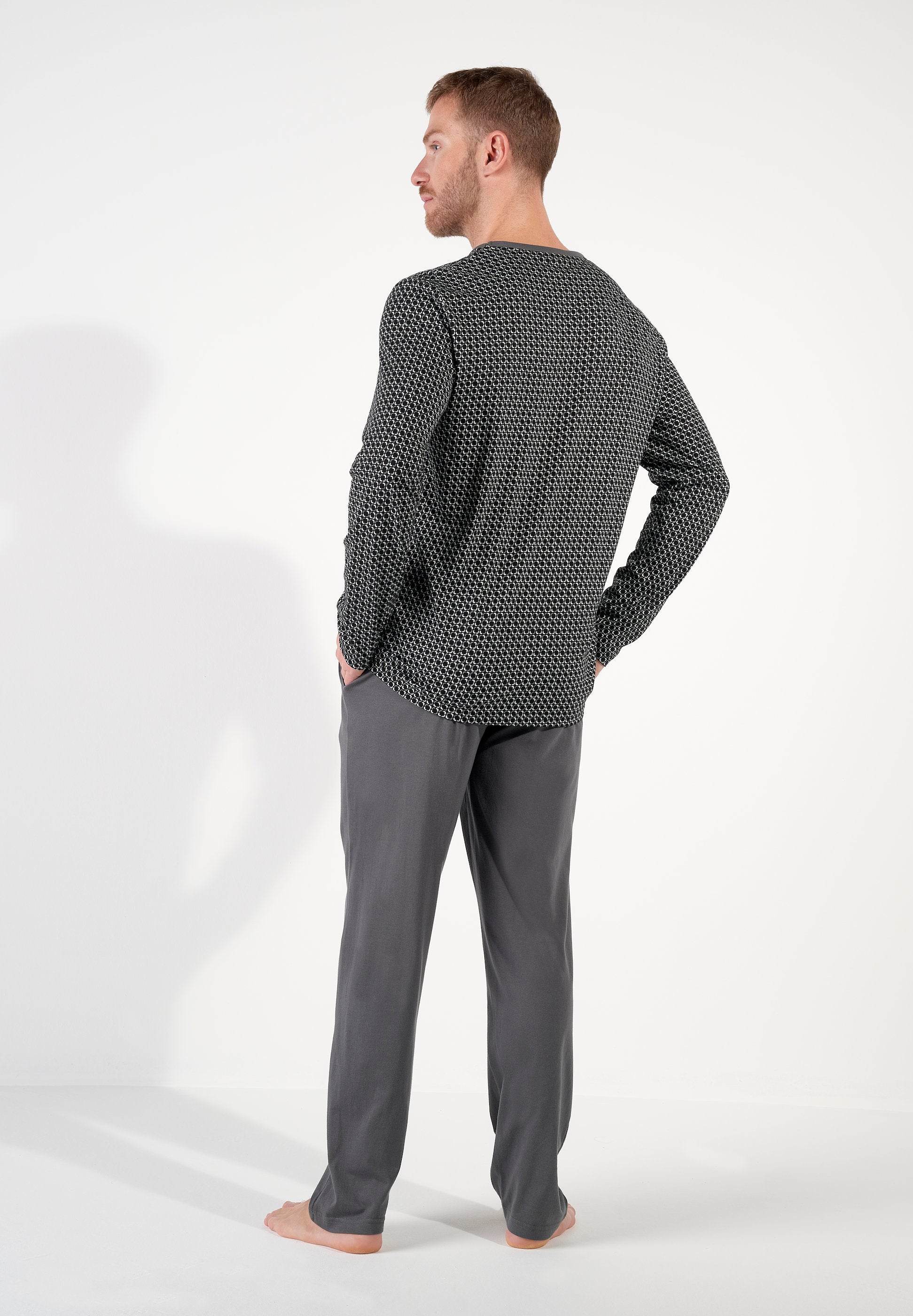 hom-waldorf-pyjama-long-homme-coton-gris-imprim image 6