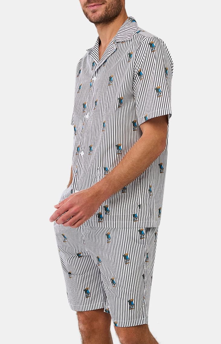 arthur-bob-pyjama-court-randormeur-marine-bio image 4