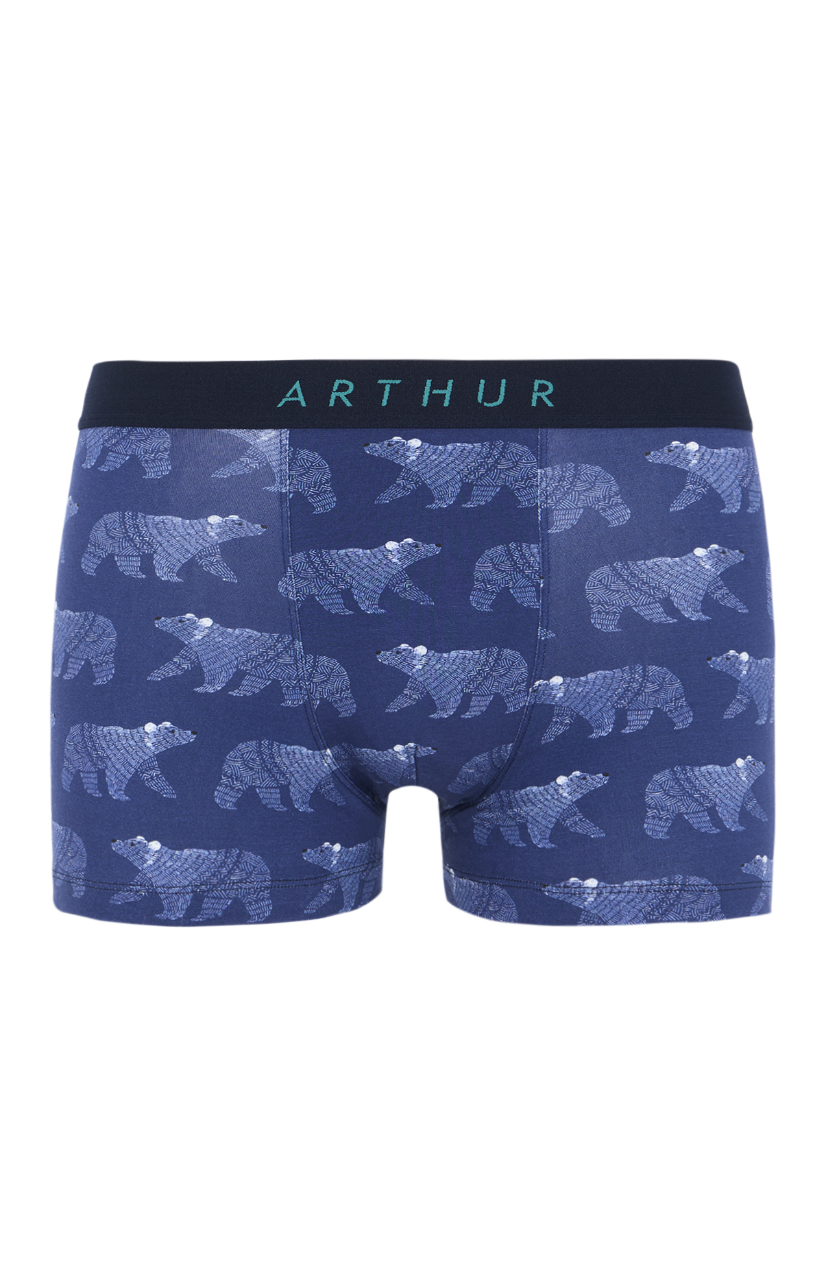 arthur-bob-nuit-polaire-boxer-marine-coton-bio image 3