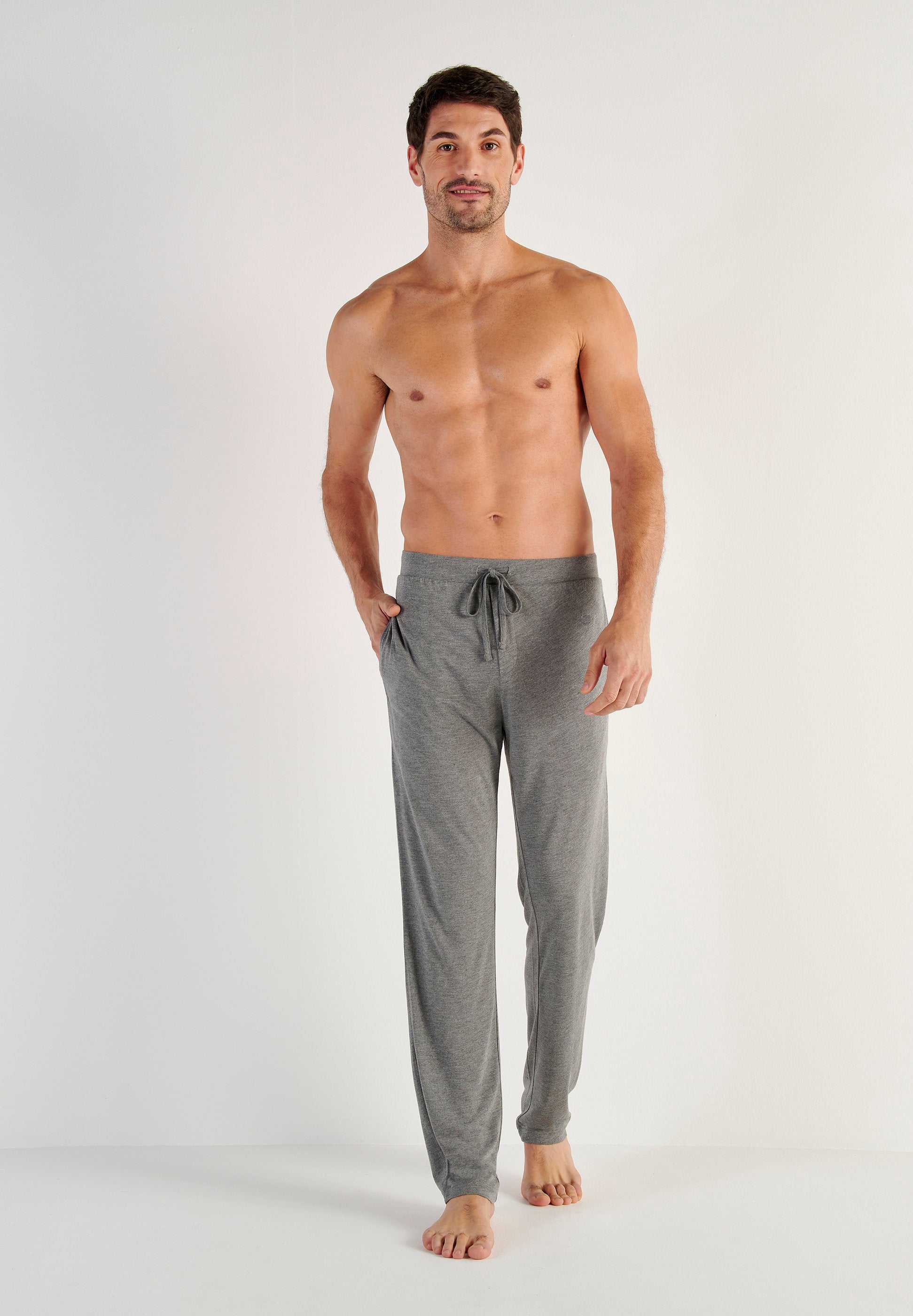 hom-cocooning-pantalon-pyjama-gris-modal image 2