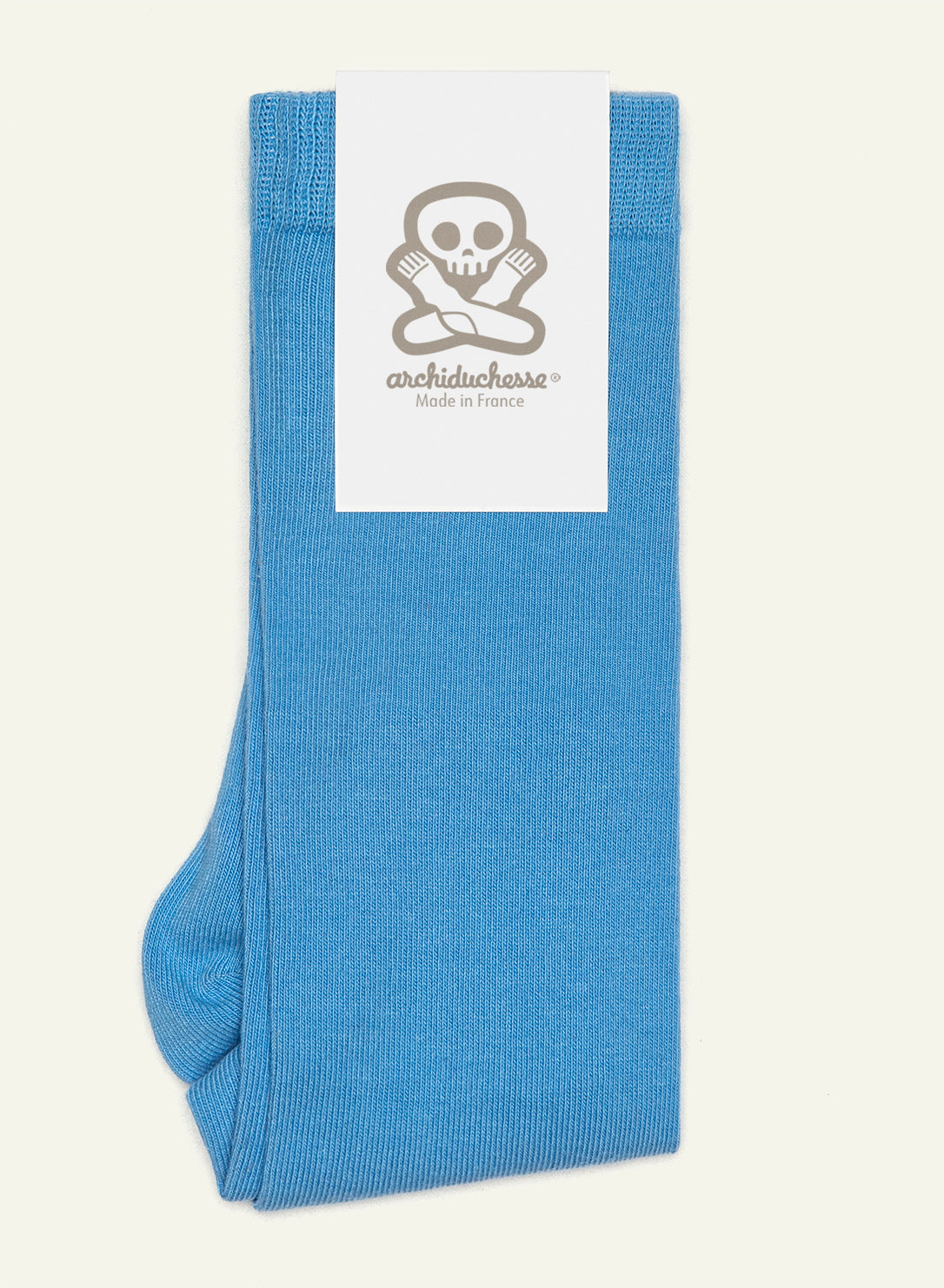 archiduchesse-de-ville-chaussettes-bleu-ligne-13-coton image 5