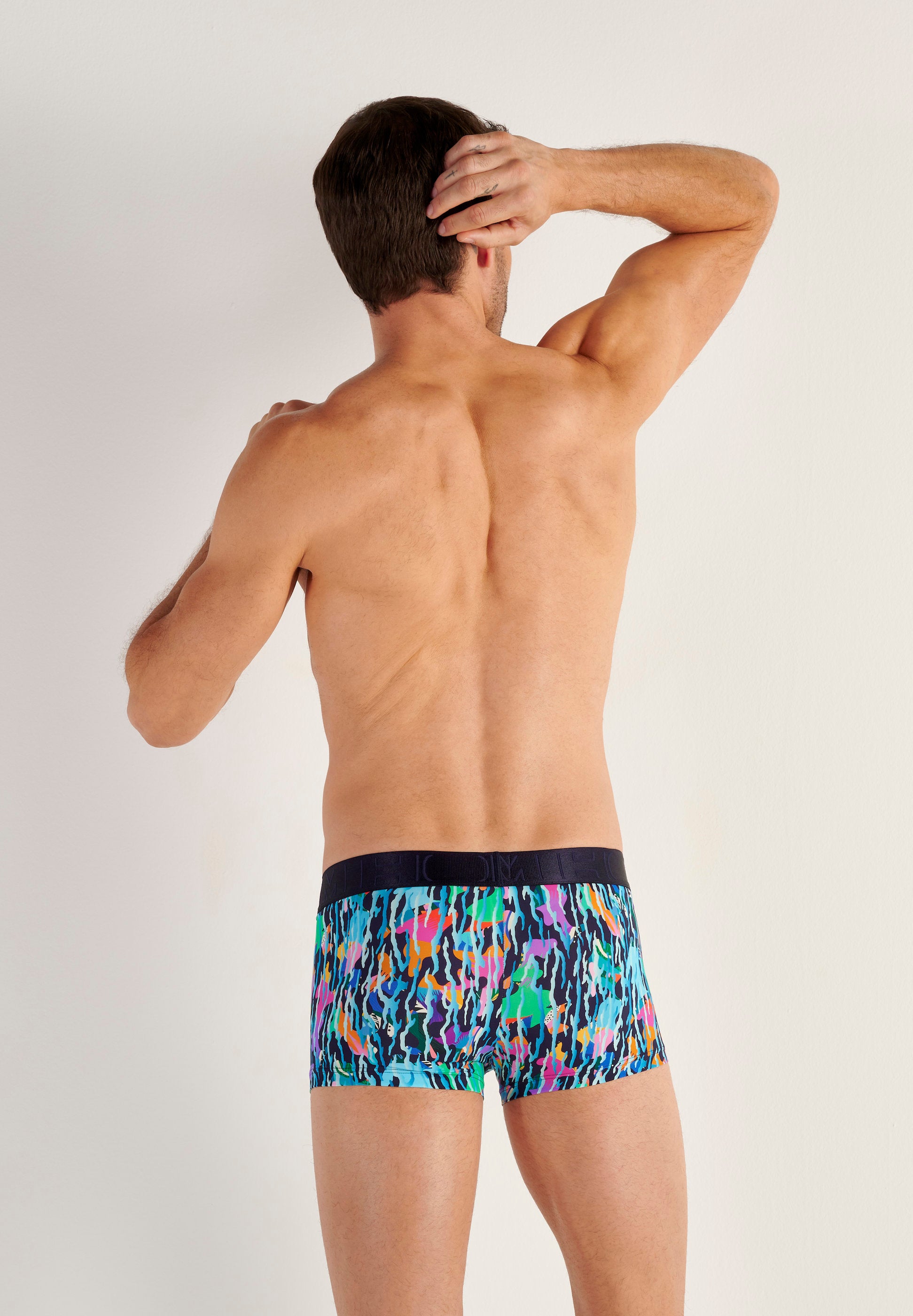 hom-funky-styles-trunk-boxer-homme-bleu-marine-imprim image 3