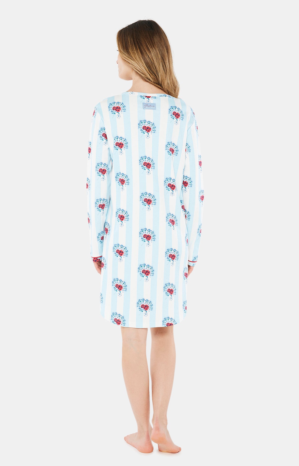 arthur-bob-suzanne-chemise-de-nuit-coton-bio-ciel image 4