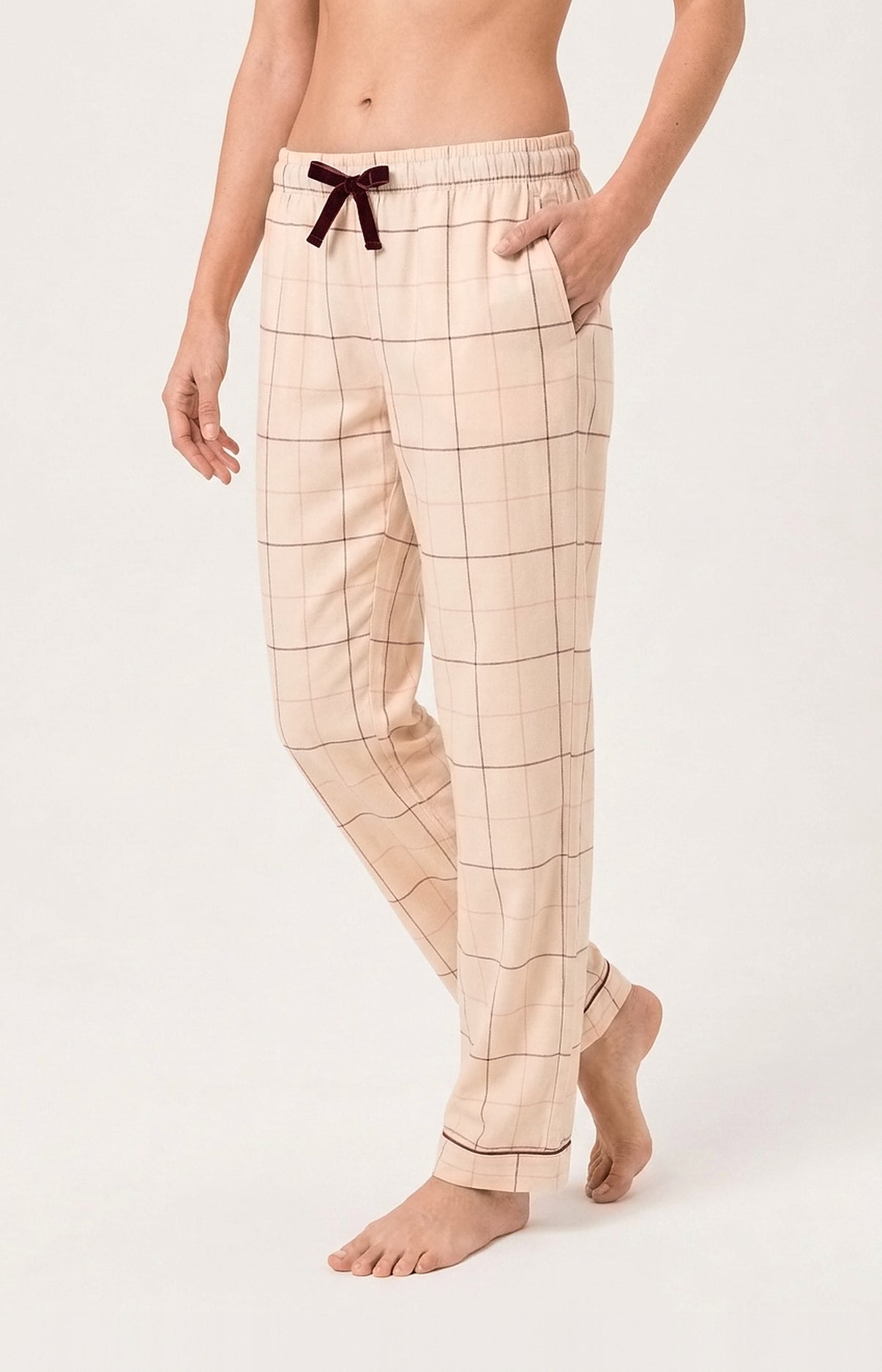 arthur-bob-magnolia-pantalon-pyjama-femme-rose-flanelle image 3