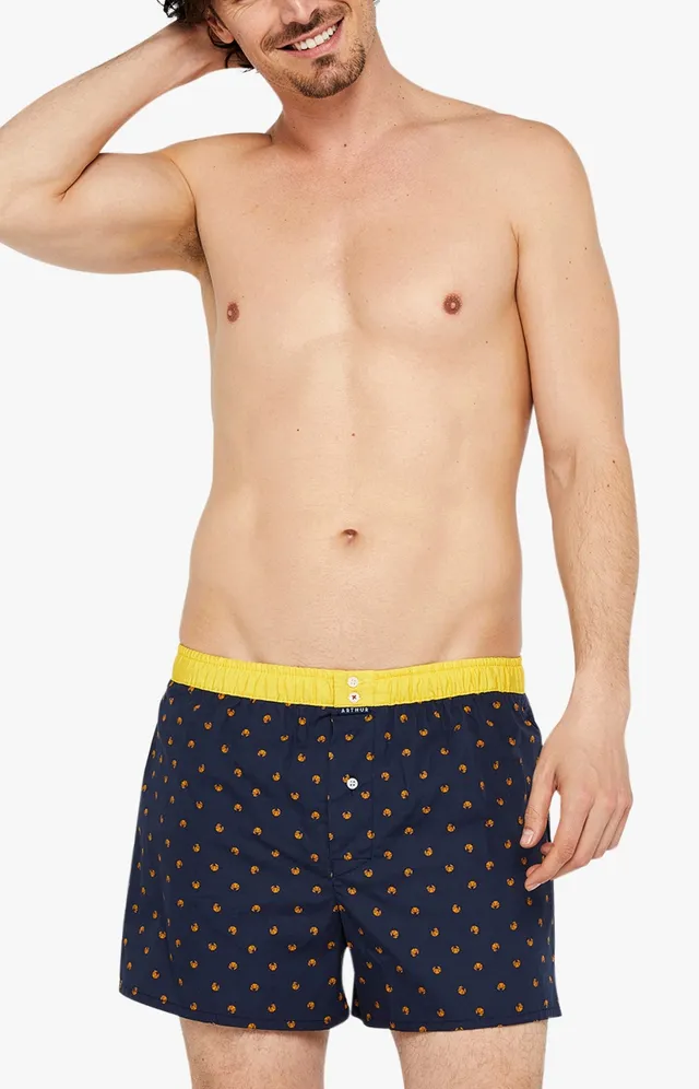 arthur-le-club-1068-cale-on-homme-noir-coton-bio-suspensoir image 1