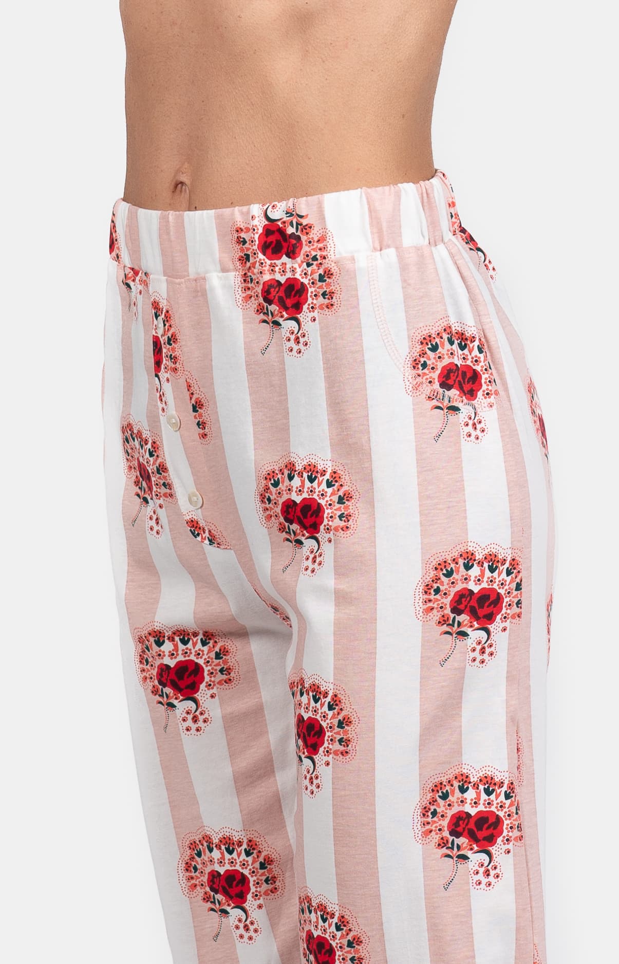 arthur-bob-pyjama-suzanne-jersey-coton-poudre-femme image 4