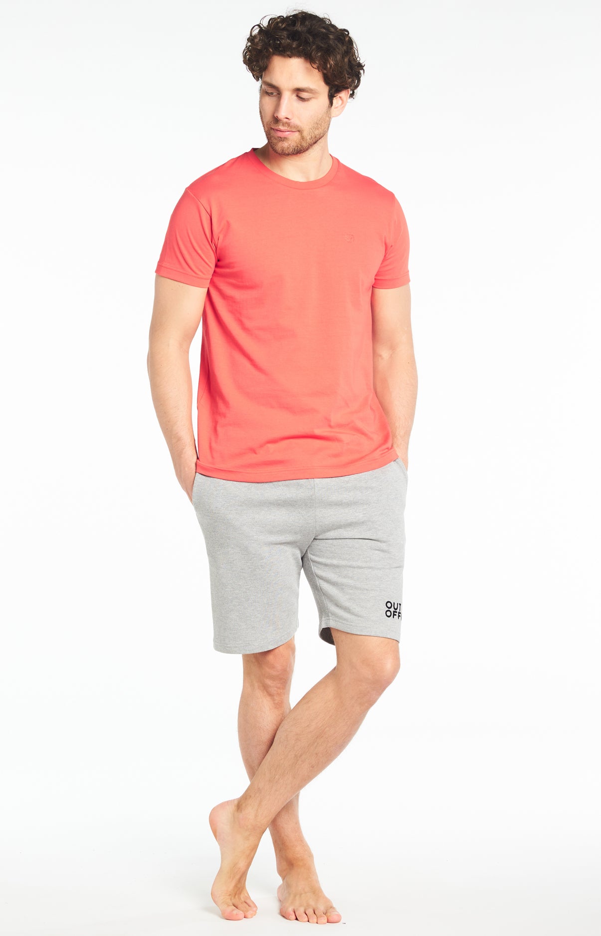 arthur-bob-tee-shirt-uni-rouge-coton-bio image 4