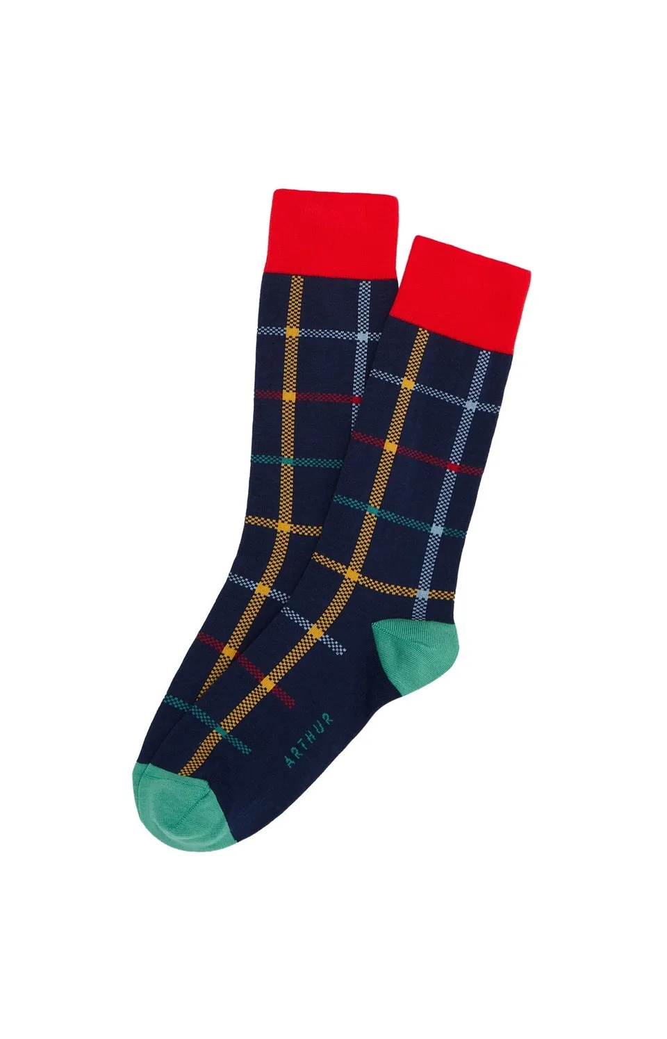 arthur-bob-chaussettes-coton-cleveland-marine-homme-40-46 image 1