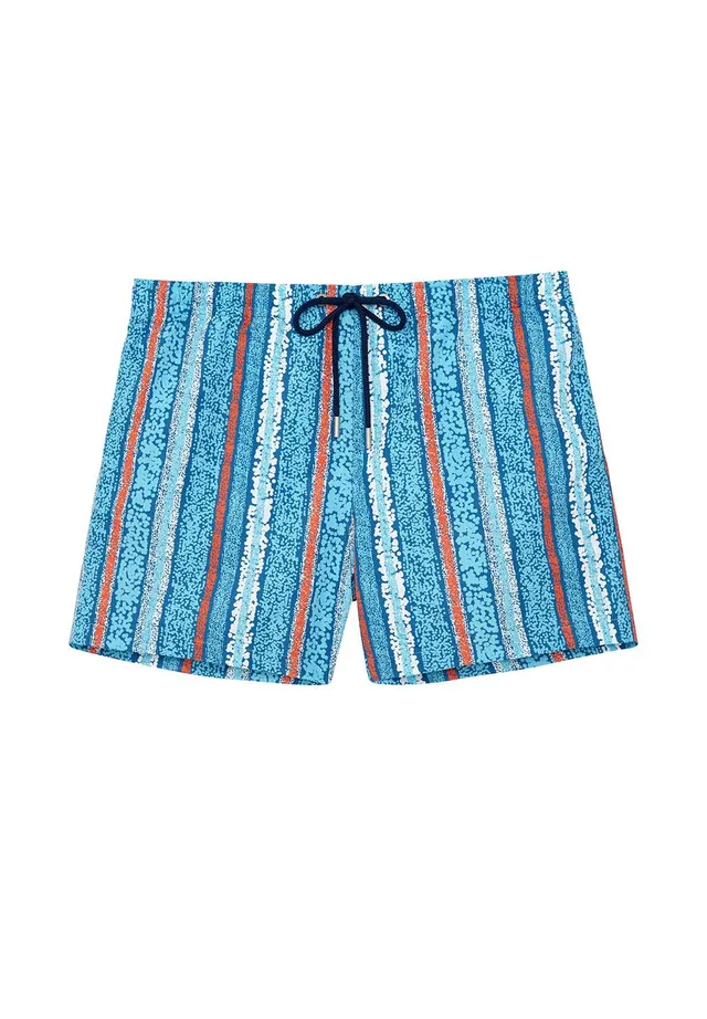 hom-h-fresh-harrisson-short-de-bain-homme-turquoise-print image 1