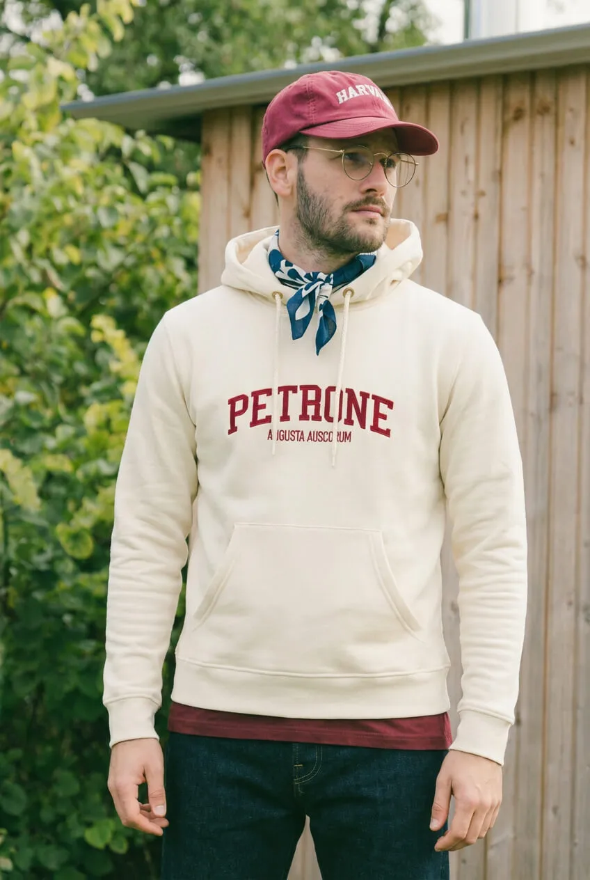p-trone-hoodie-college-sweat-capuche-bleu-marine image 1