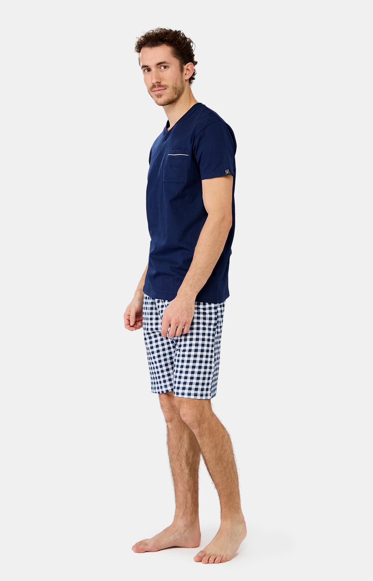 arthur-bob-star-pyjashort-coton-bio-marine image 2