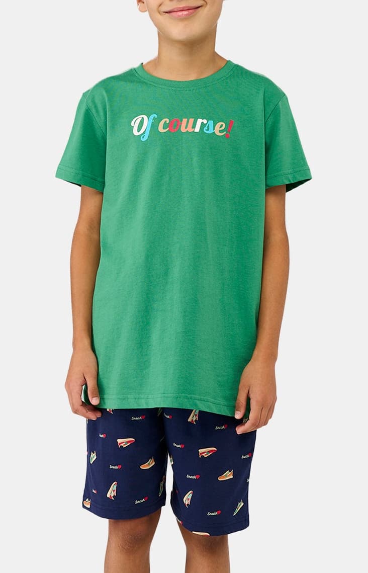 arthur-bob-sneakers-pyjashort-enfant-marine image 1