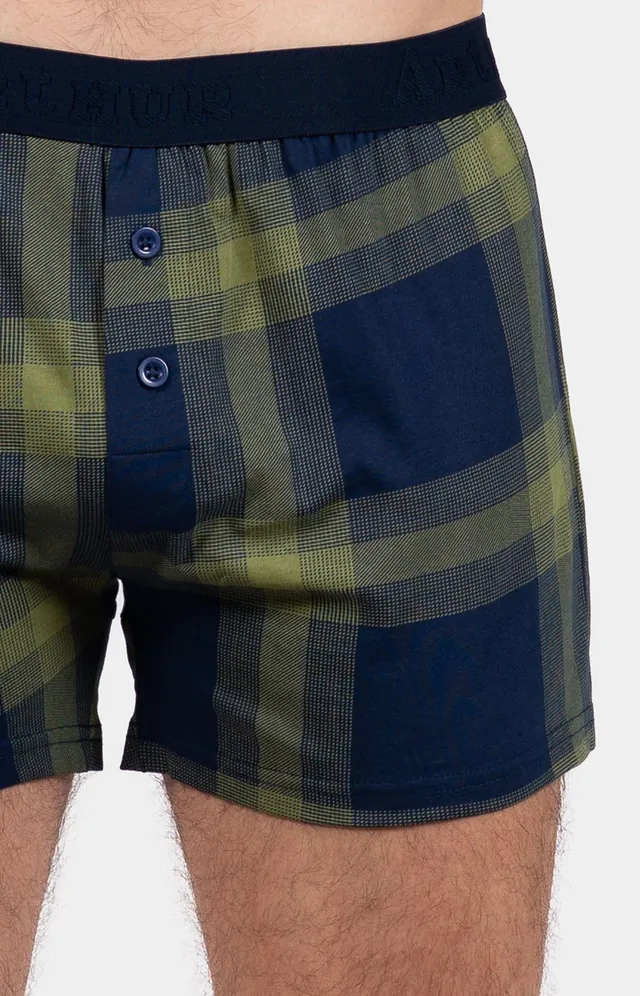 arthur-bob-nuit-marine-boxer-homme-marine-coton image 1