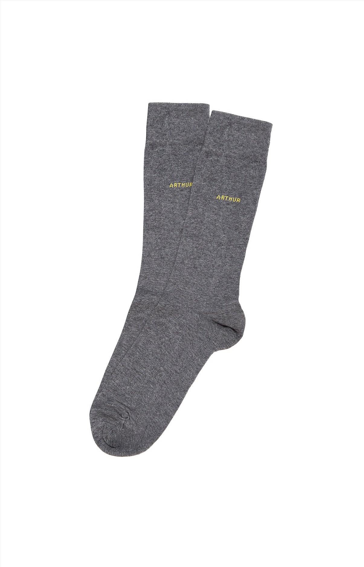 arthur-bob-chaussettes-coton-gris-40-46-bio image 1