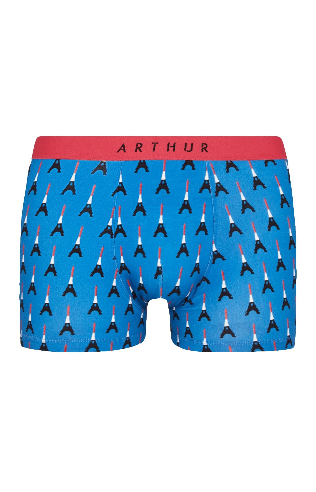 arthur-bob-boxer-tour-eiffel-bleu-coton-bio-homme image 3