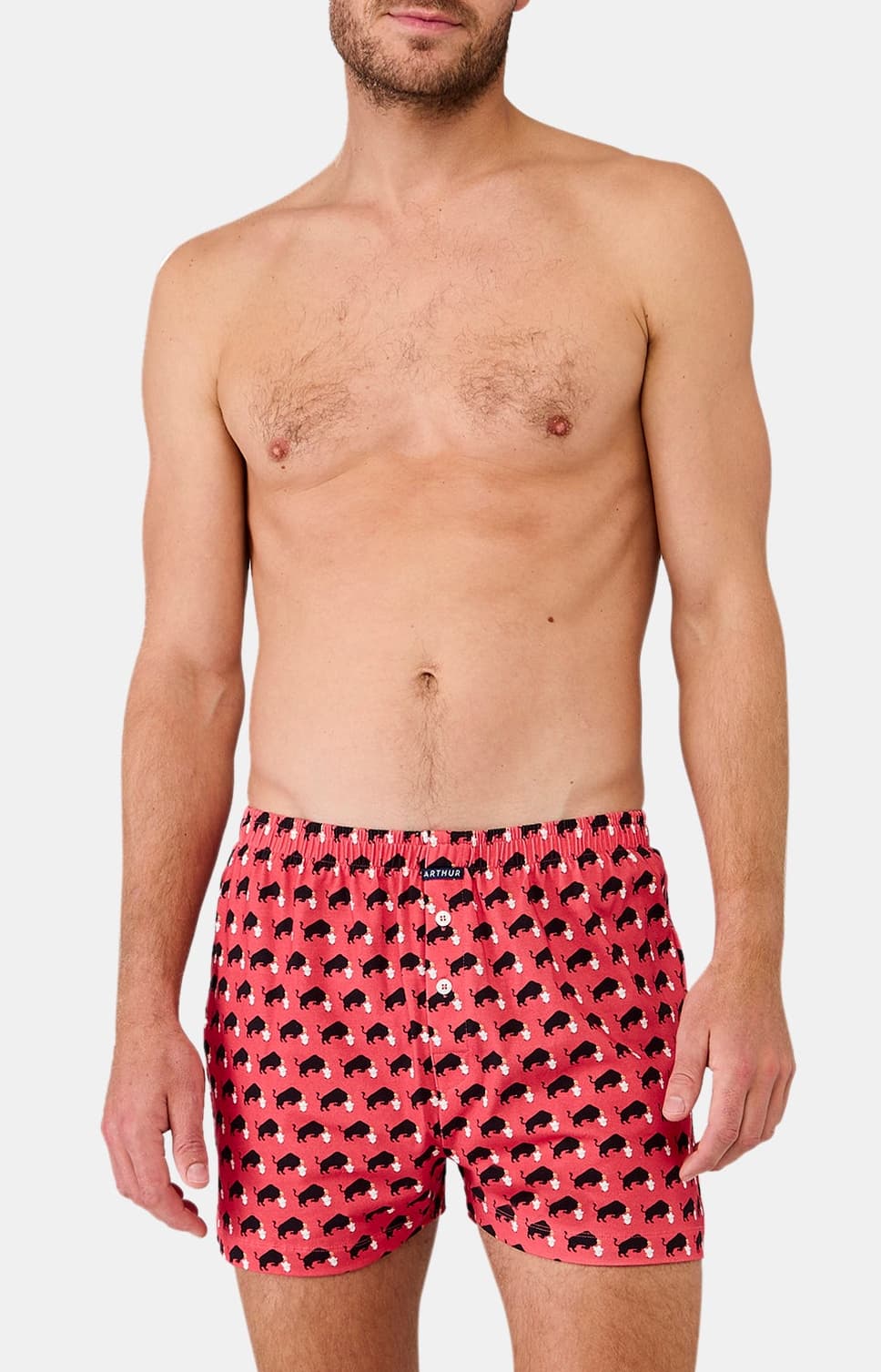 arthur-le-club-ol-cale-on-homme-rouge-coton-bio image 4