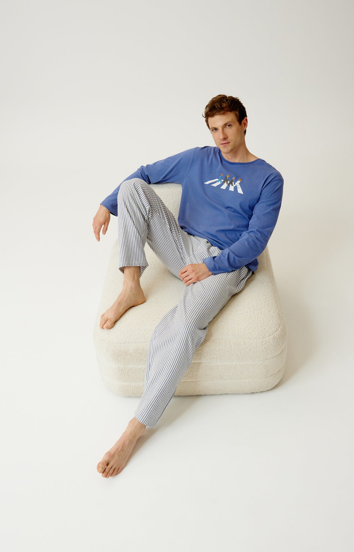 arthur-a-bear-road-pyjama-homme-coton-bleu-xl image 6
