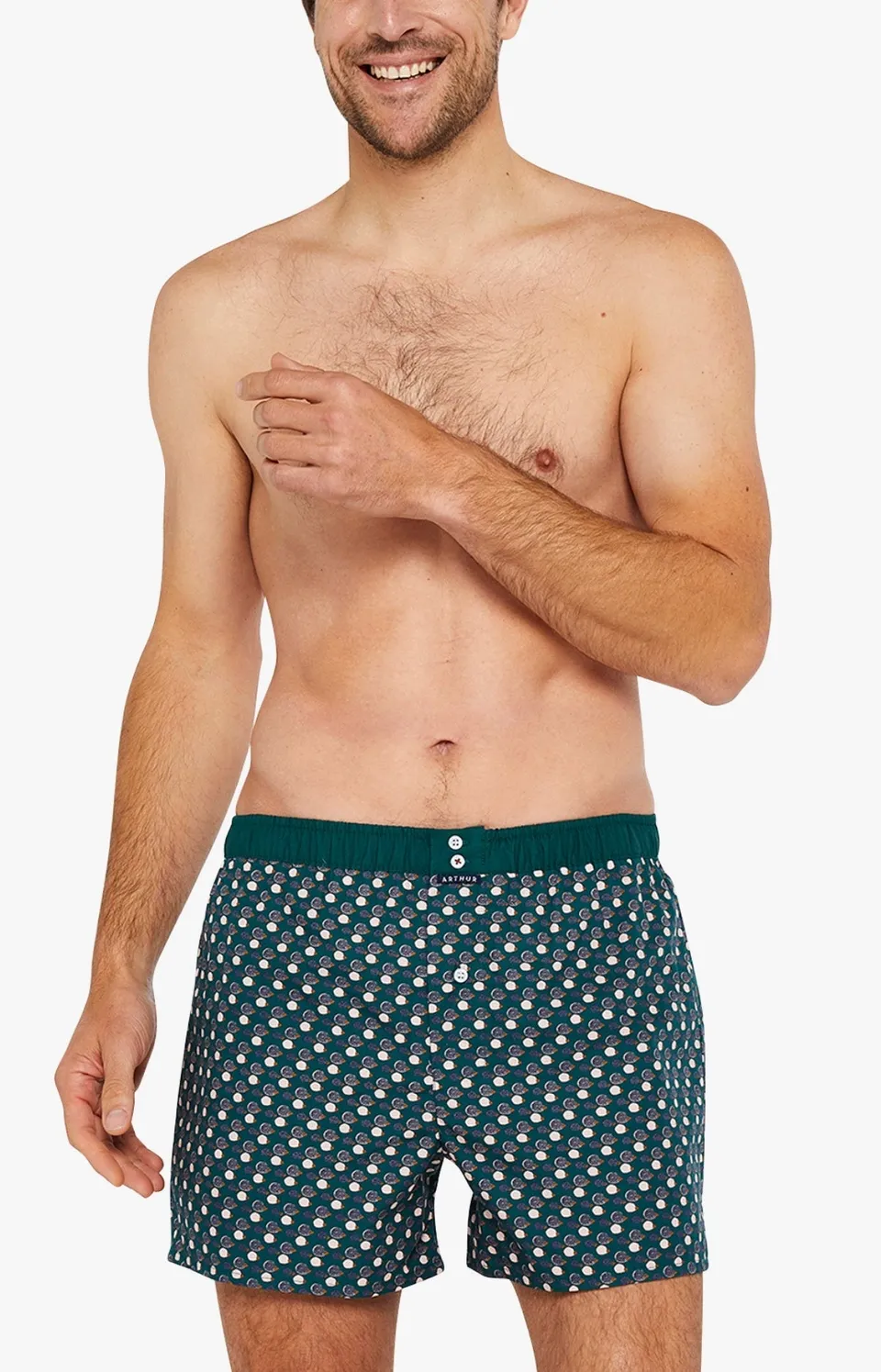 arthur-le-club-n-1074-cale-on-homme-coton-bio-sapin image 1