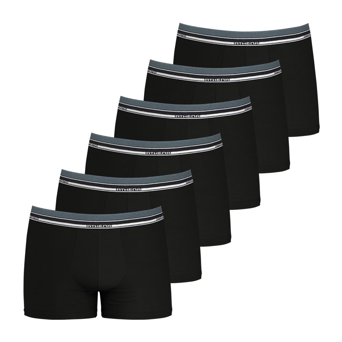 athena-easy-boxer-homme-lc07-lot-de-6-coton-stretch image 1