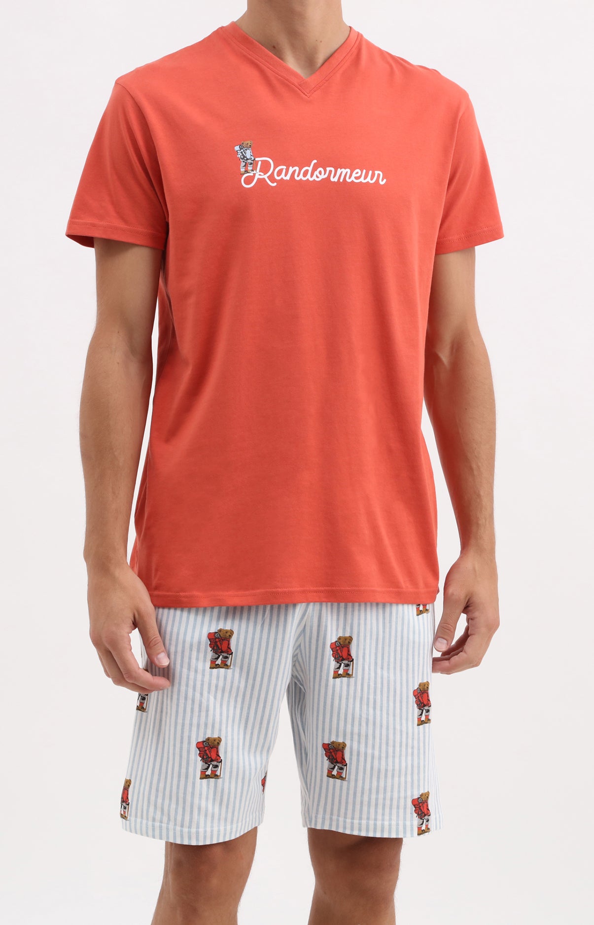 arthur-bob-pyjashort-randonneur-pyjama-homme-ciel image 1