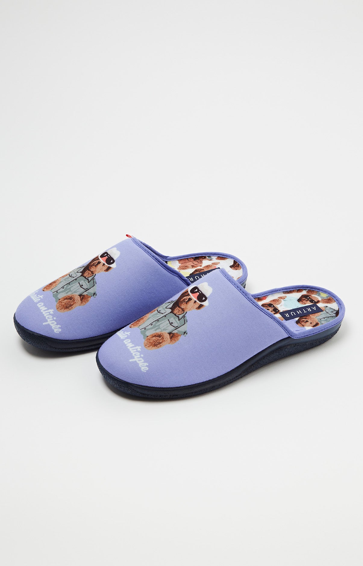 arthur-bob-teddy-azur-mules-homme-azur image 1