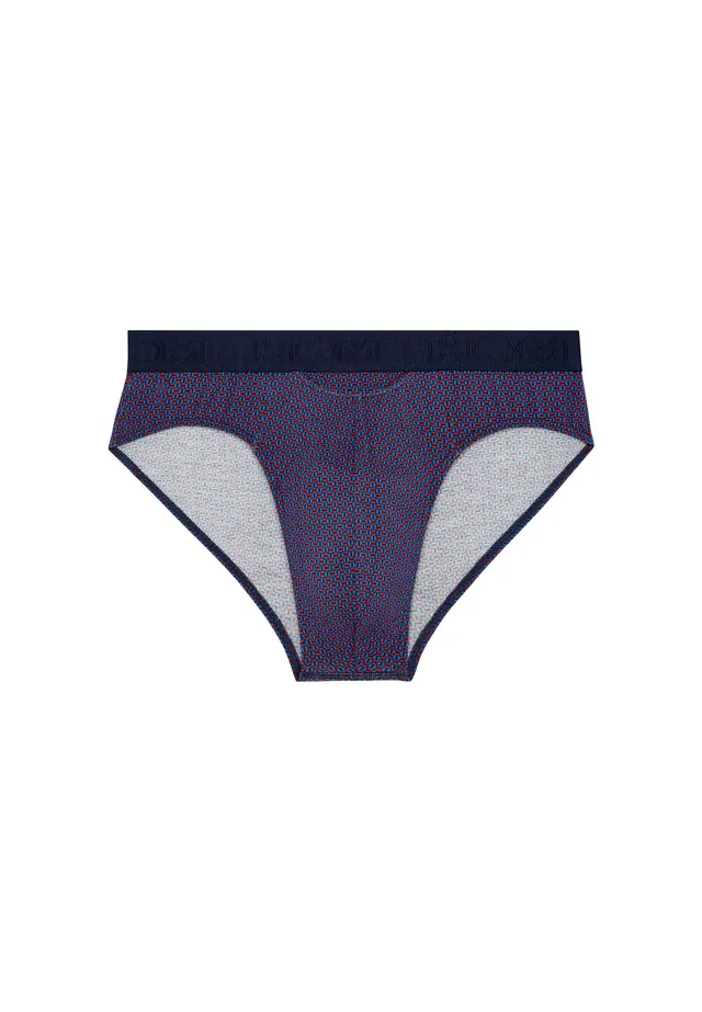 hom-ho1-fats-slip-homme-bleu-marine-imprim-coton-modal image 1