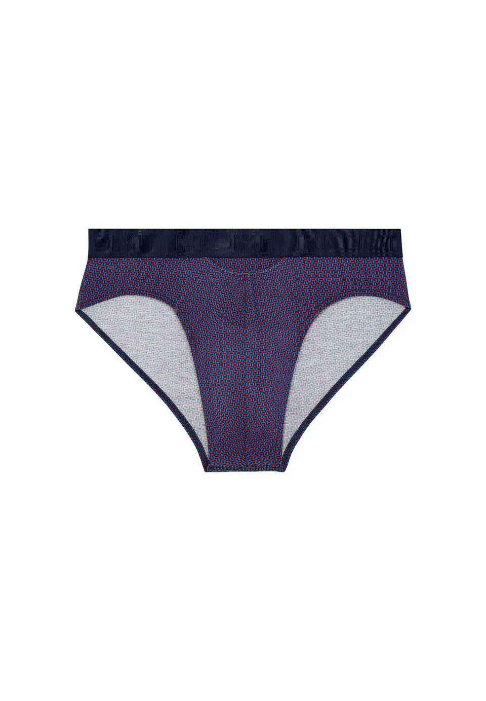 hom-ho1-fats-slip-homme-bleu-marine-imprim-coton-modal image 1