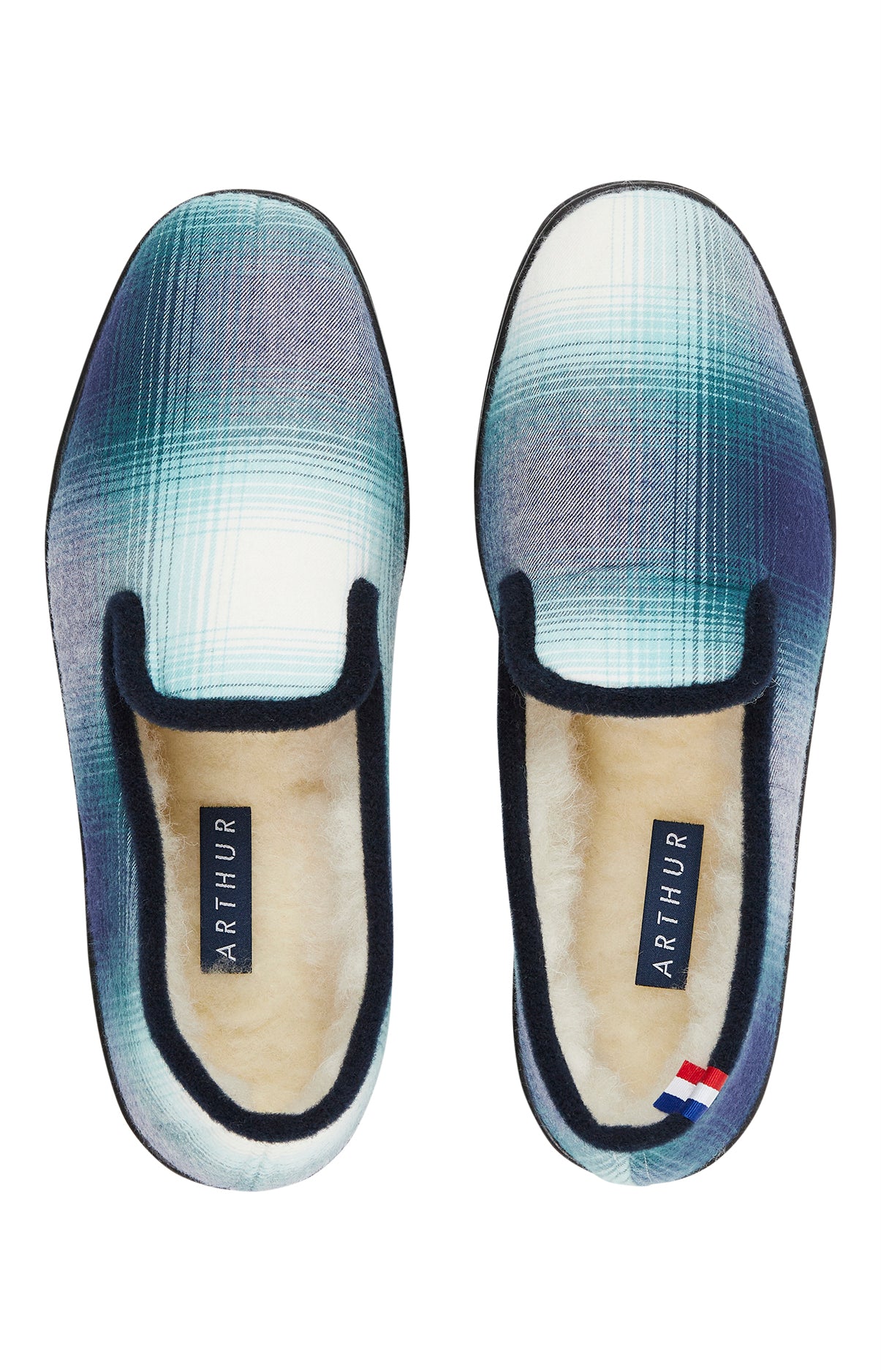 arthur-bob-charentaises-liam-marine-homme-carreaux-coton image 2