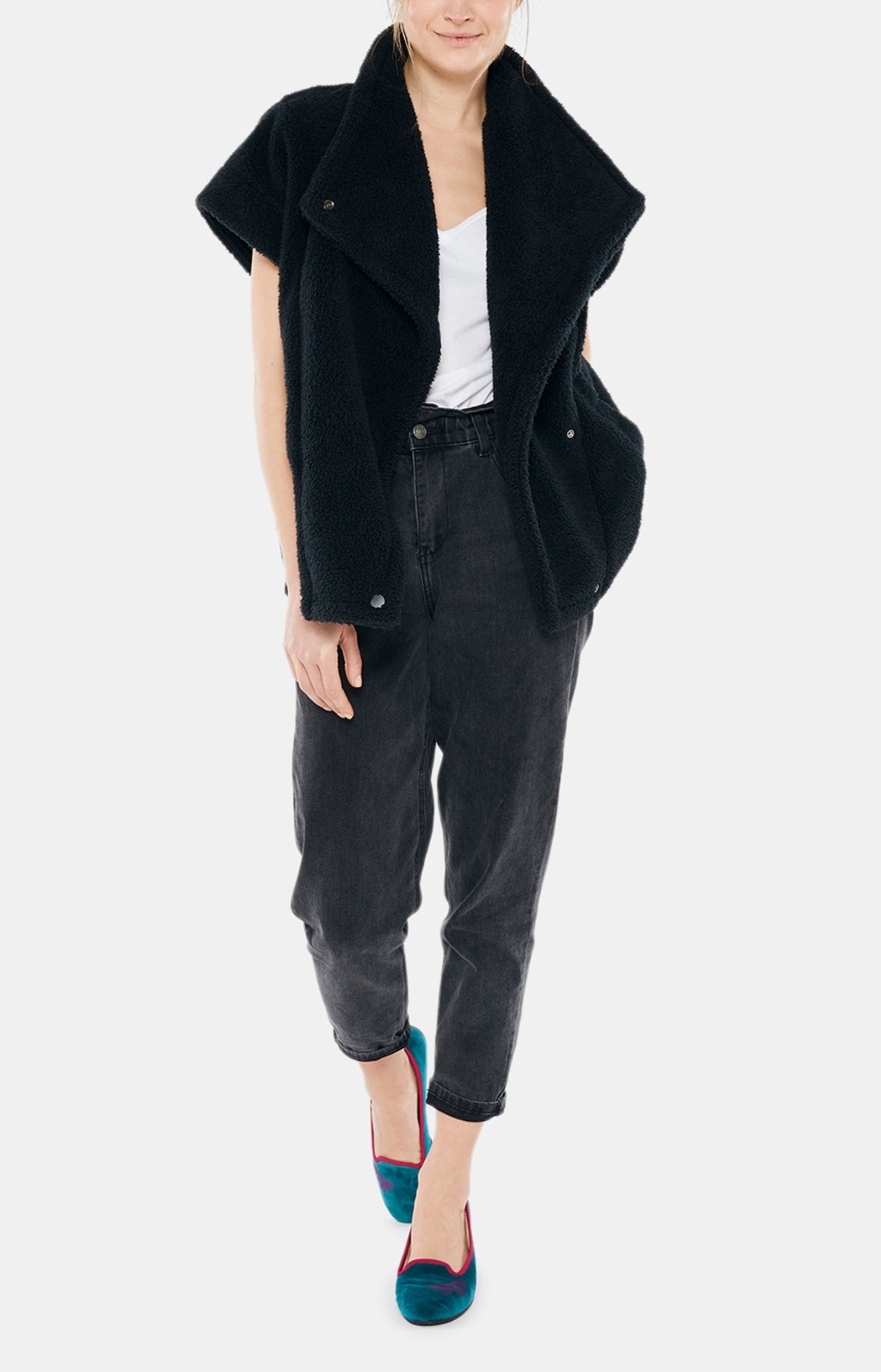 arthur-bob-gilet-femme-polaire-noir-40-42 image 1