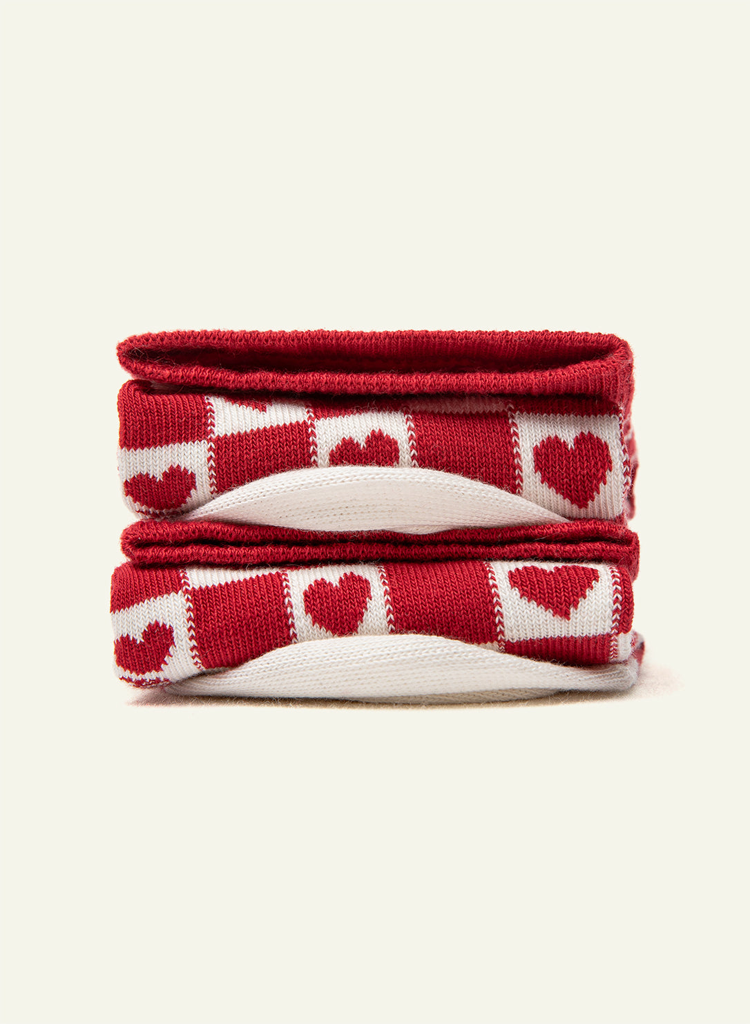 archiduchesse-fantaisie-amour-crois-chaussettes-rouge-36-41 image 1