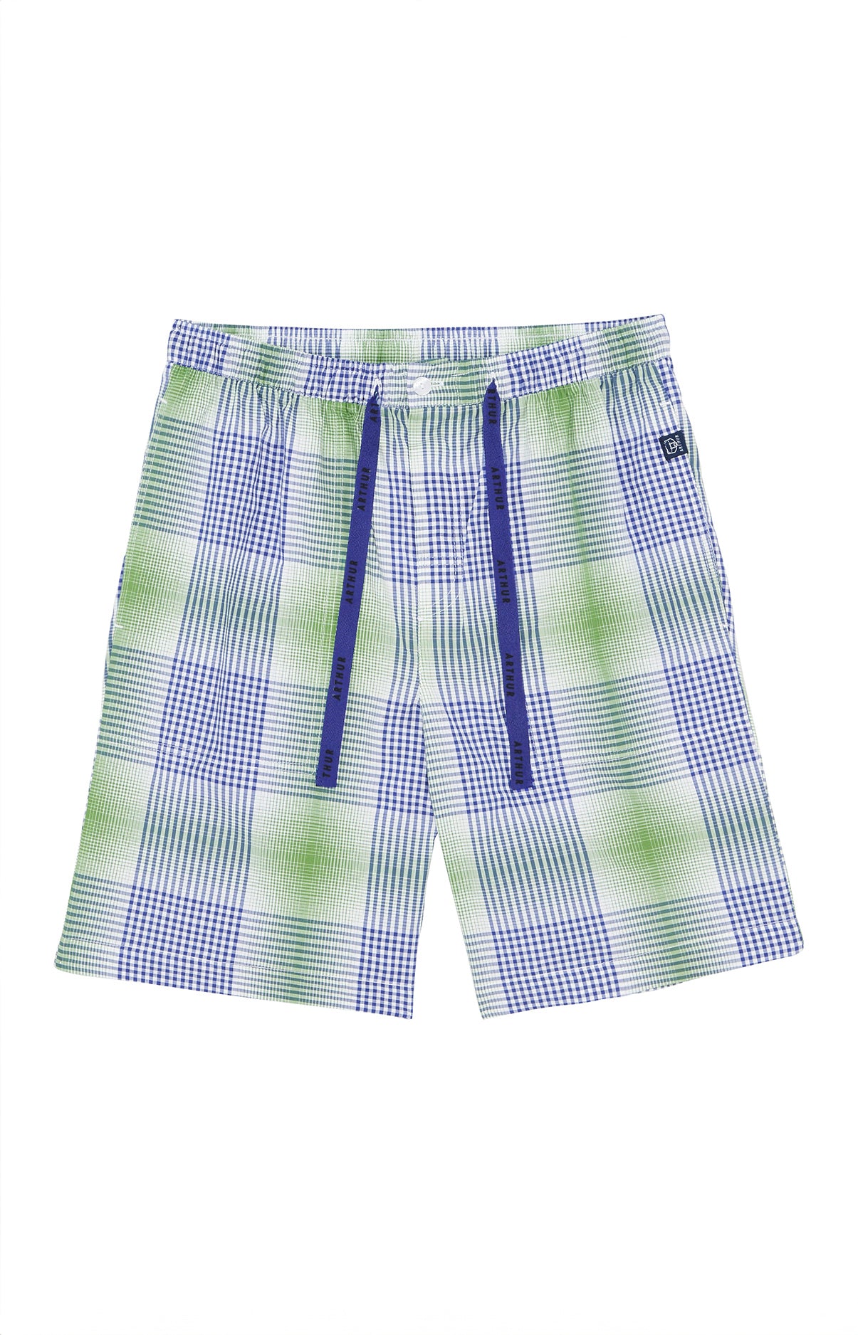 arthur-bob-short-rayures-coton-vert image 3
