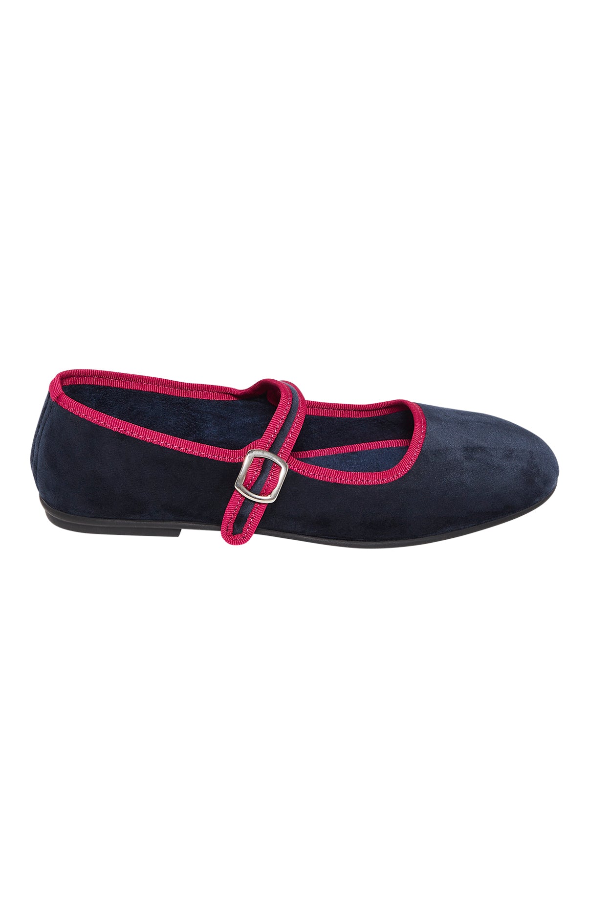 arthur-bob-blue-velvet-chaussons-ballerines-velours-marine image 3