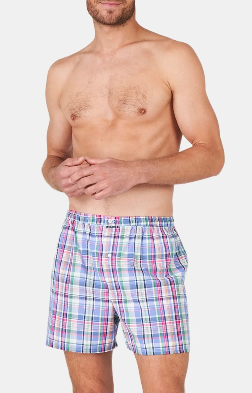 arthur-le-club-cale-on-classique-homme-carreaux-coton-bio image 1
