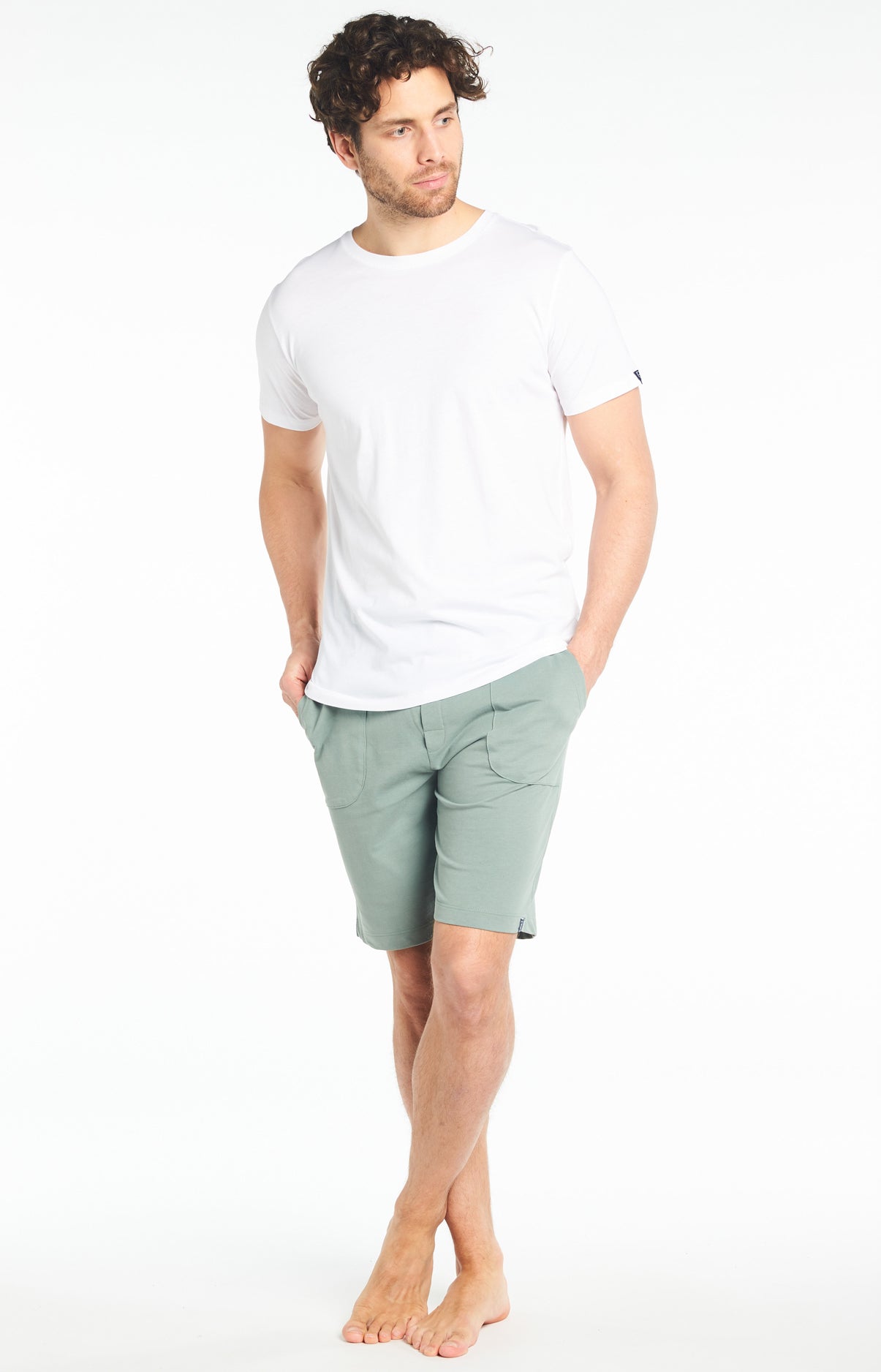 arthur-bob-short-uni-vert-molleton-lichen image 4