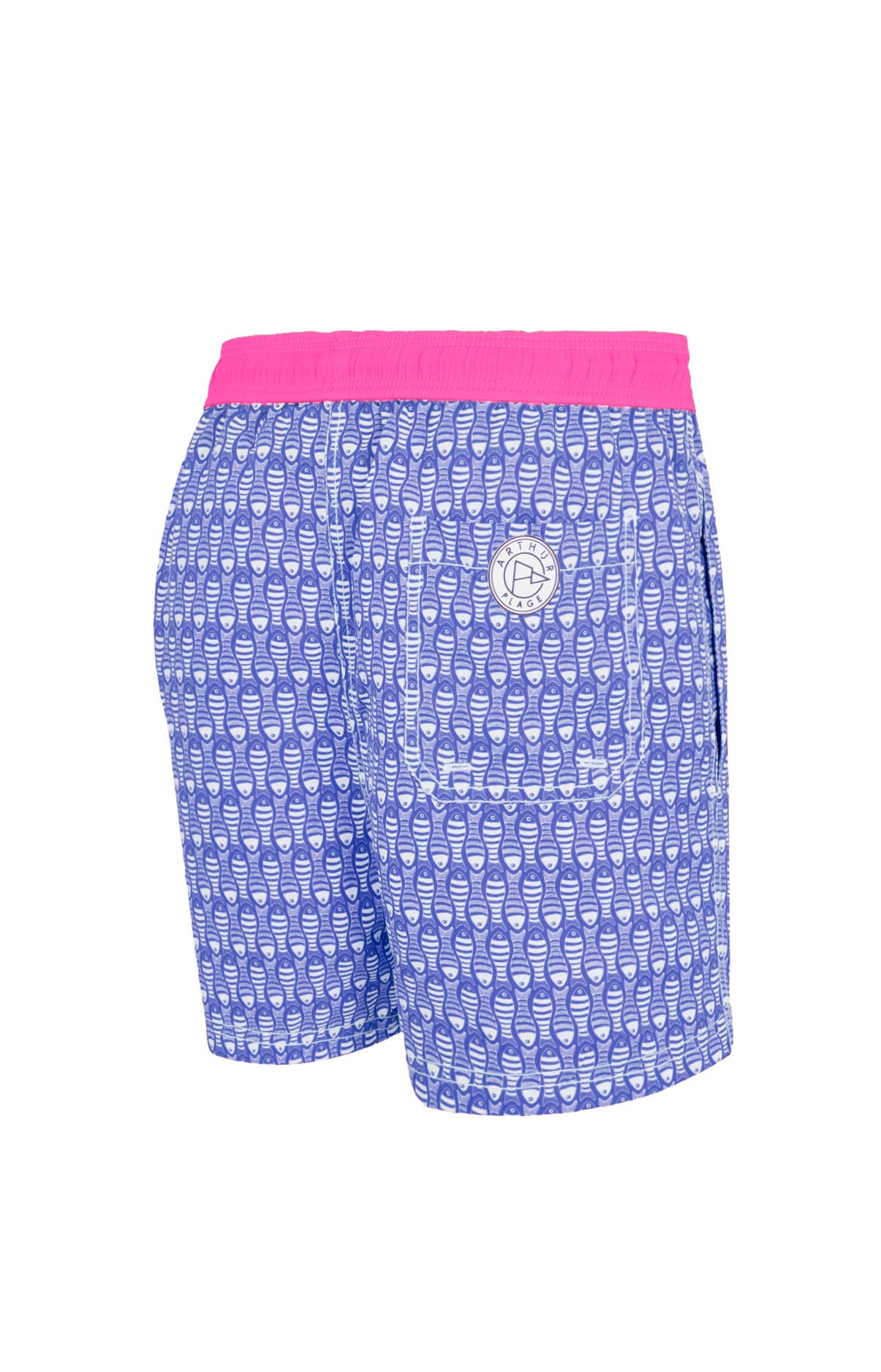 arthur-bob-fish-short-de-bain-bleu-recycl image 5