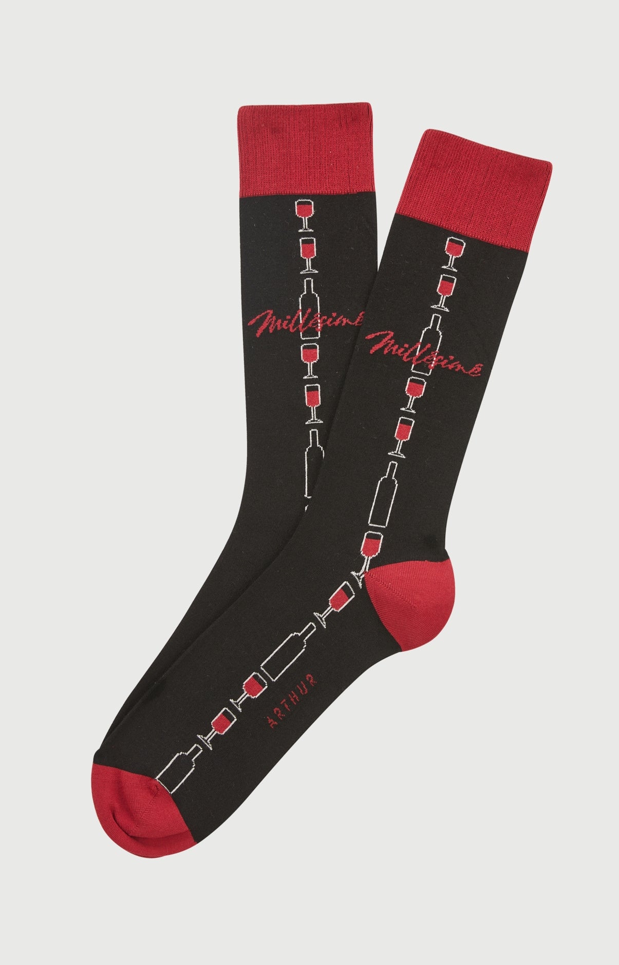 arthur-bob-mill-sim-chaussettes-coton-noir image 1
