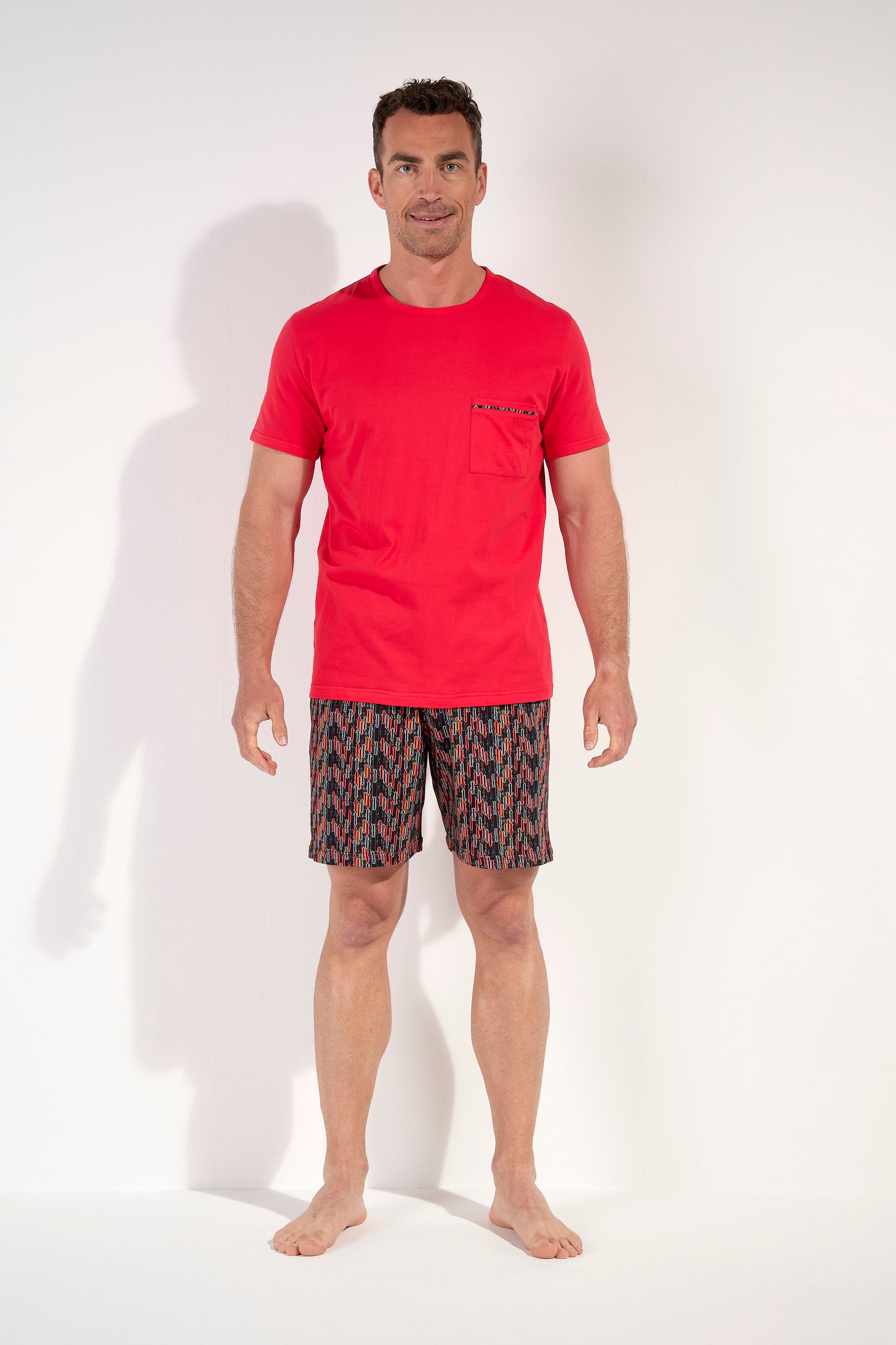 hom-modal-comfort-westgate-403119-40i0pa-pyjama-court-rouge-coton image 3