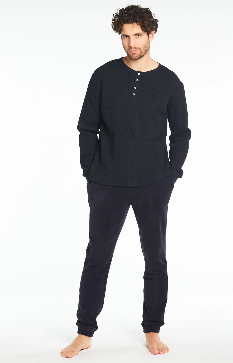 arthur-bob-tee-shirt-uni-t-shirt-homme-noir-coton image 1