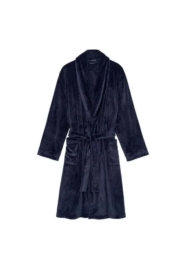 hom-modal-comfort-everest-peignoir-homme-marine-xl image 1
