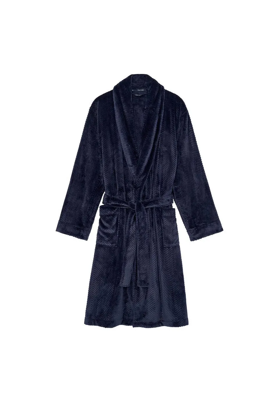 hom-modal-comfort-everest-peignoir-homme-marine-xl image 1