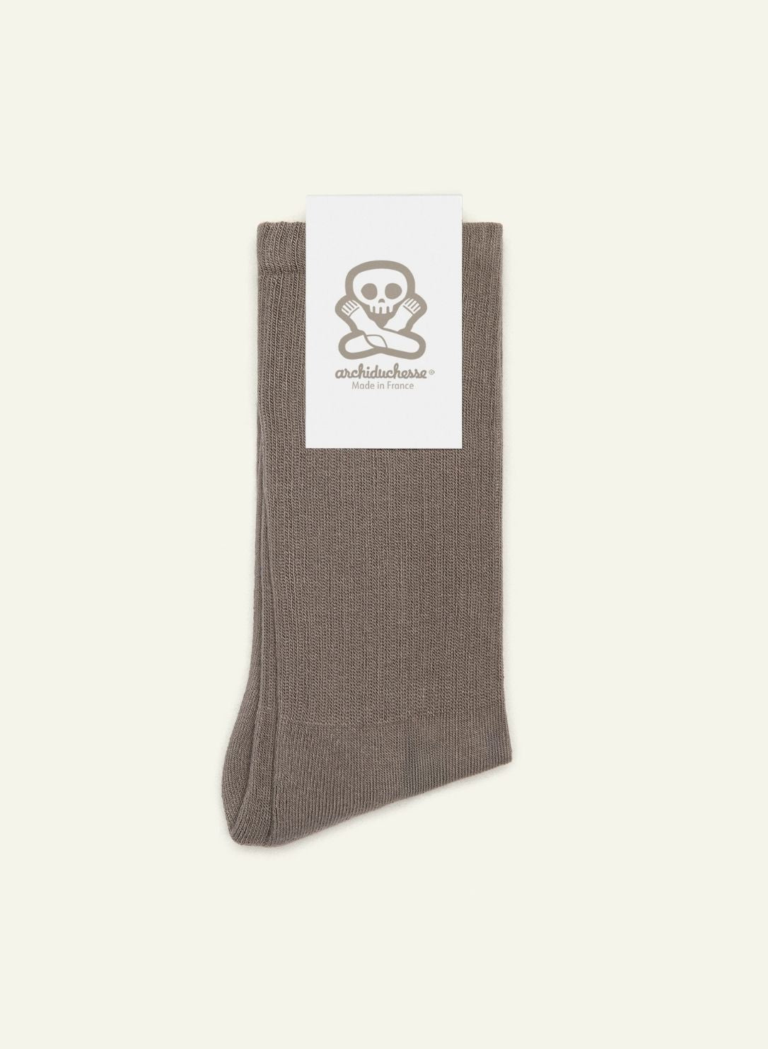 archiduchesse-bouclette-gris-cumulus-chaussettes-chaudes-courtes image 3