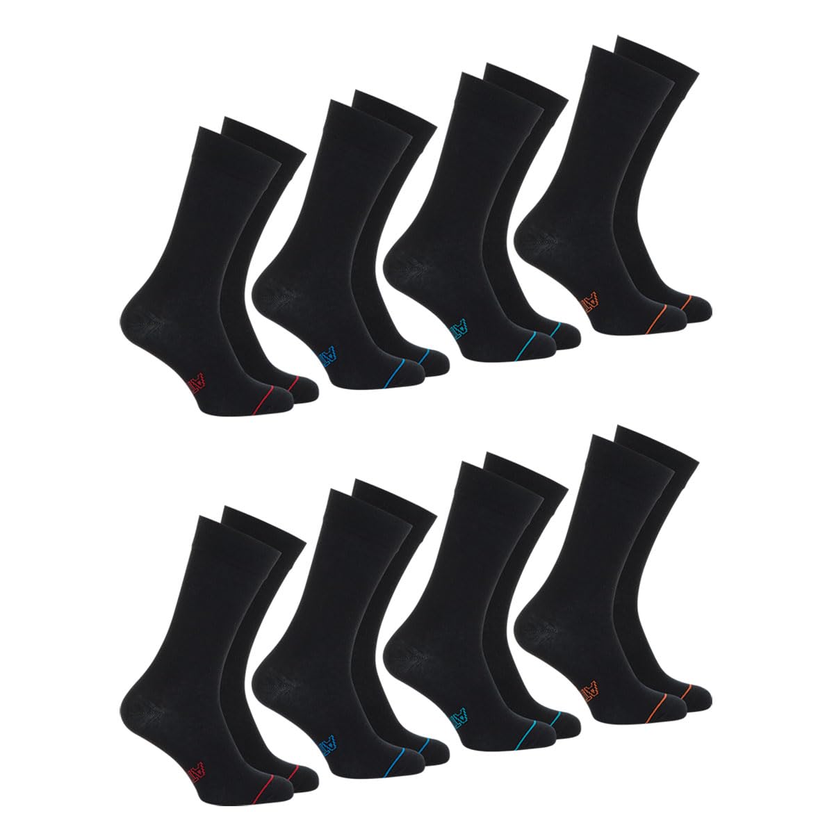 athena-ecopack-lot-8-mi-chaussettes-homme-39-42 image 4