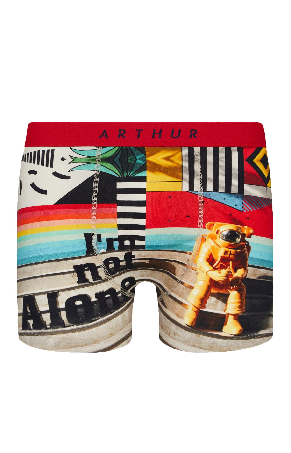 arthur-bob-espace-boxer-homme-coton-multicolore image 3