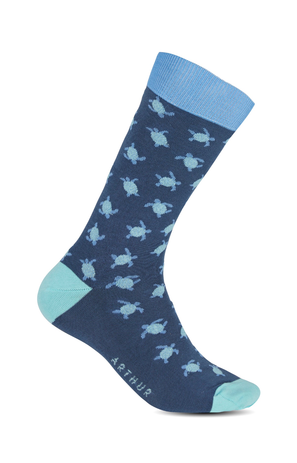 arthur-bob-tortue-chaussettes-duck-39-45-coton image 1