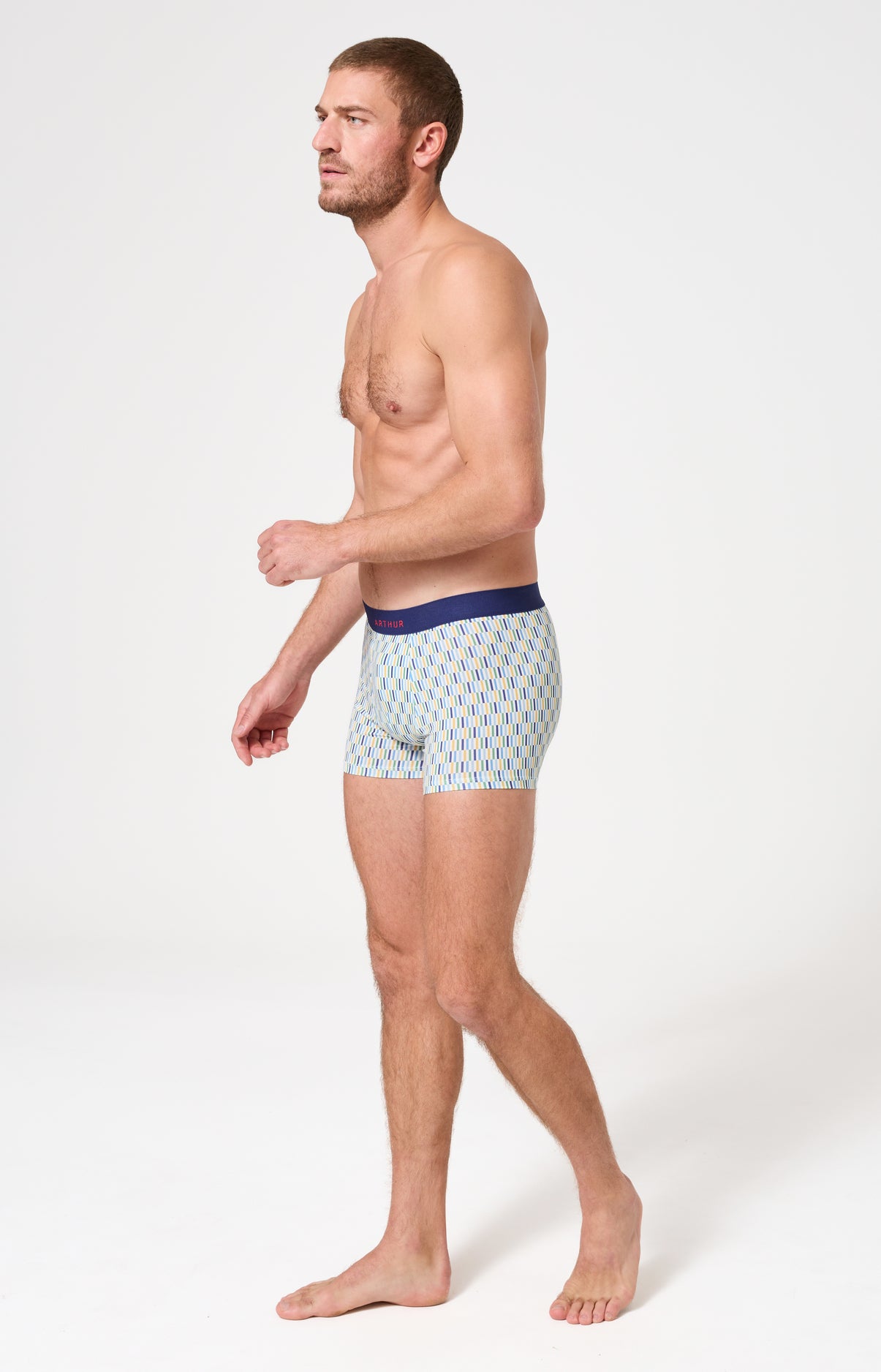 arthur-bob-boxer-jersey-coton-d-cal-multicolore-bio-homme image 5