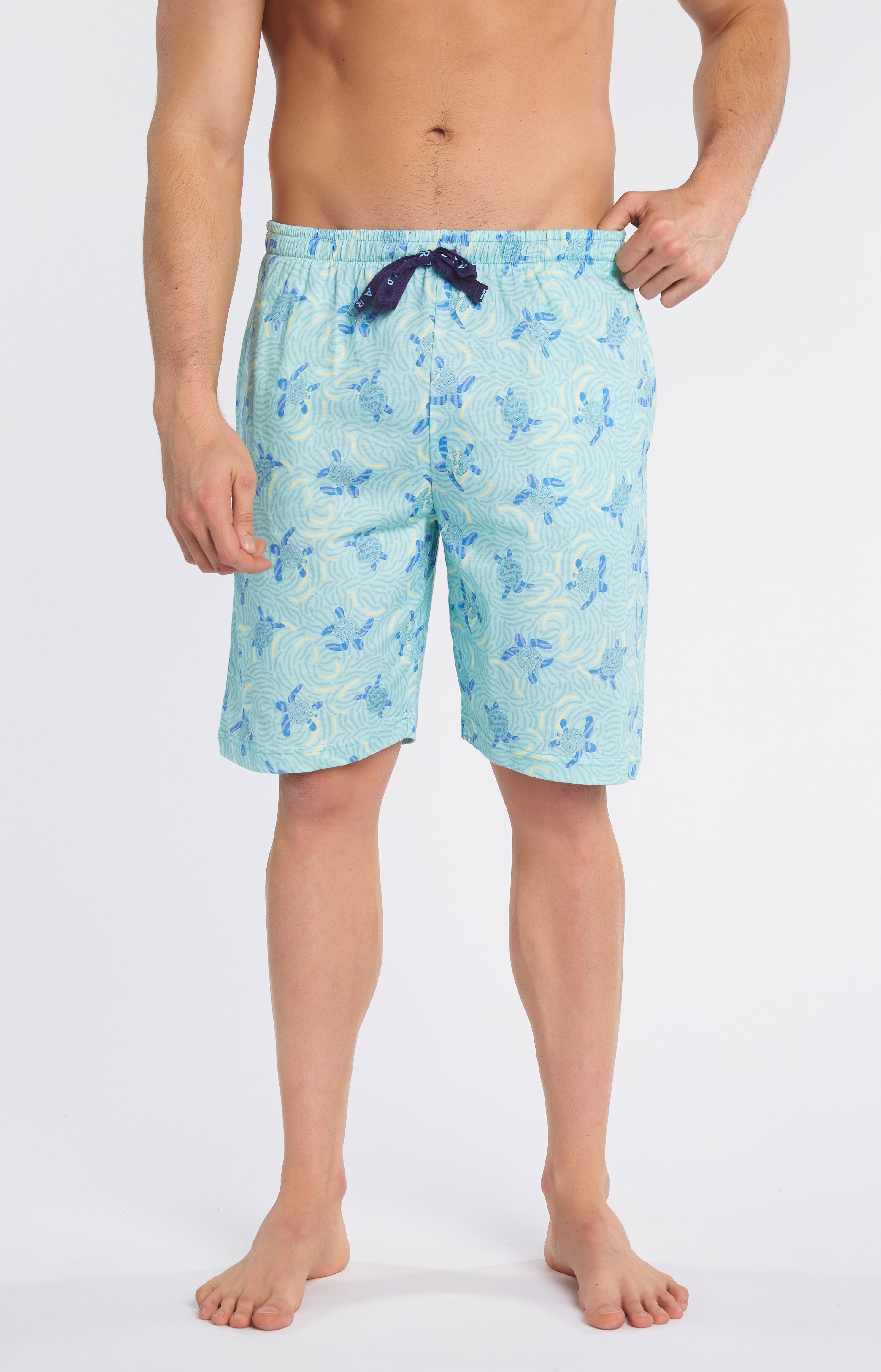 arthur-bob-pyjashort-tortue-lagon-bleu-coton-bio-court image 6