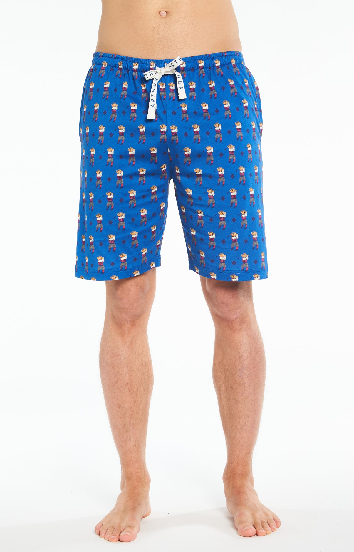arthur-bob-green-de-champion-pyjashort-homme-roi-coton-bio image 5