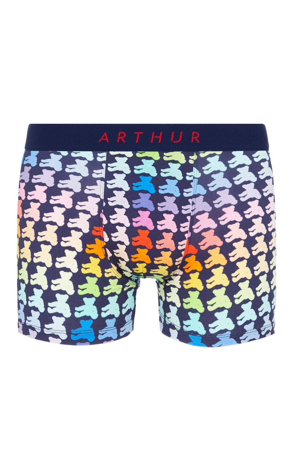 arthur-bob-teddy-boxer-homme-multicolore-coton-bio image 3