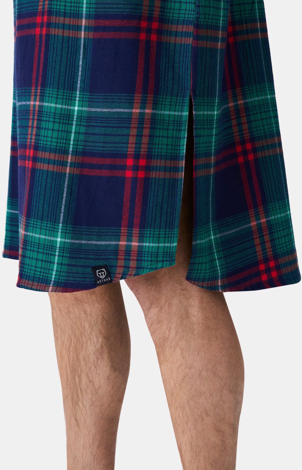 arthur-bob-thomas-chemise-de-nuit-flanelle-marine image 5