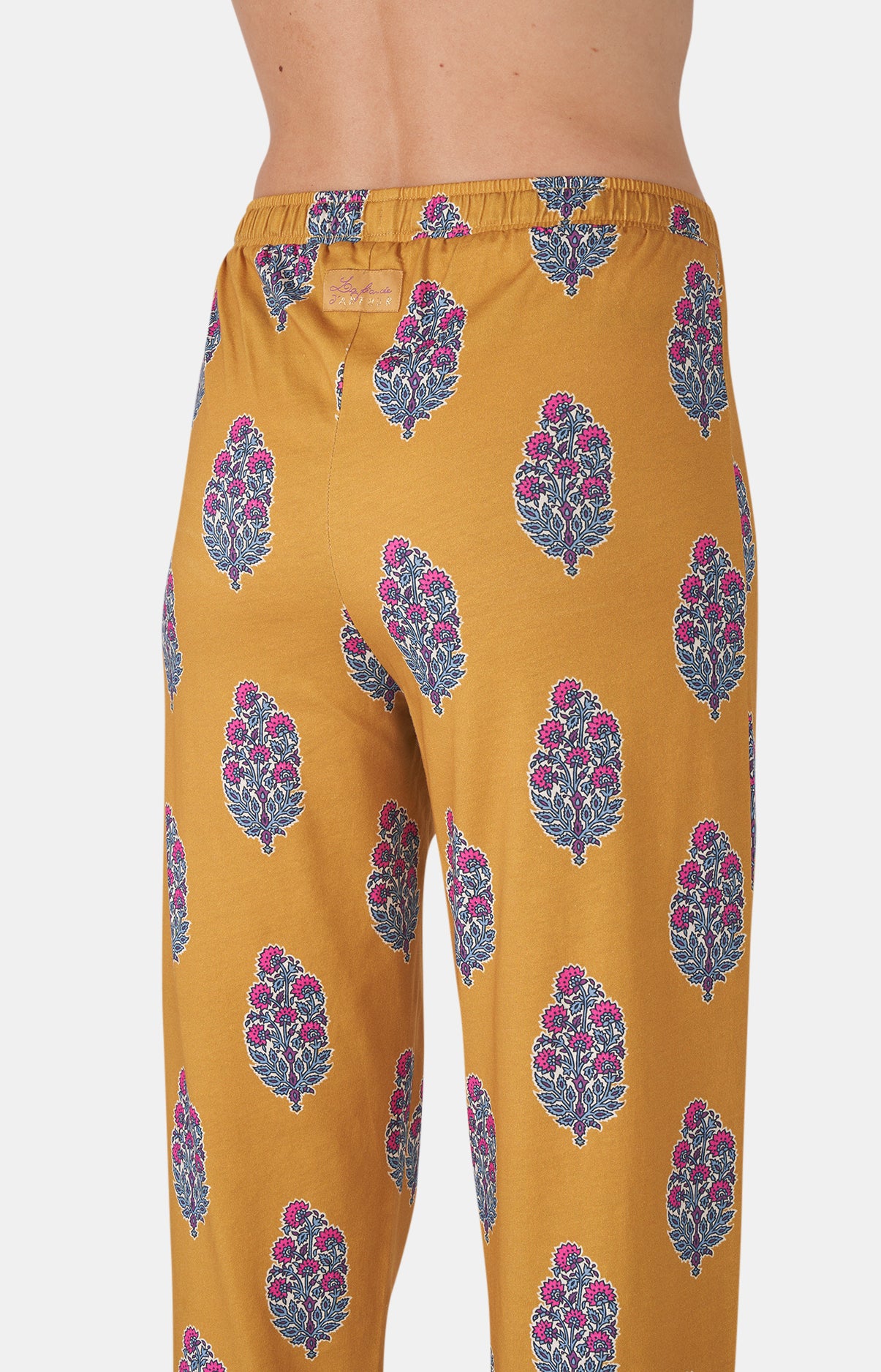 arthur-bob-holie-pantalon-pyjama-femme-curry-coton-bio image 7